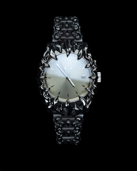 alabaster meteor watch silver black.